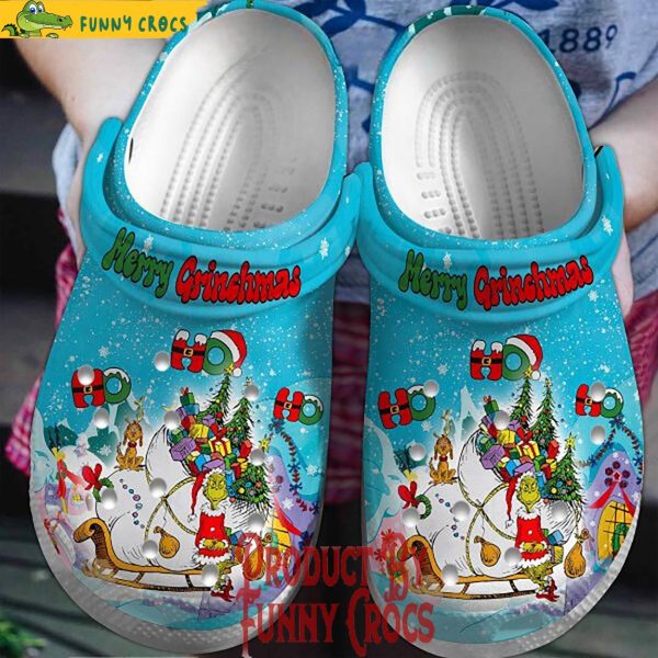 Merry Grinchmas Hohoho Christmas Crocs