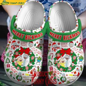 Merry Rickmas Rick And Morty Crocs Shoes
