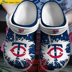 Minnesota Twins Logo Crocs Shoes