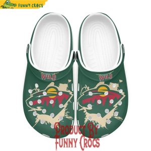 Minnesota Wild Crocs Slippers