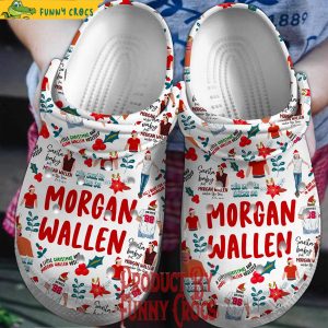 Morgan Wallen Christmas Crocs