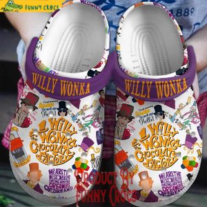 Movie Willy Wonka Crocs Shoes 1