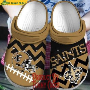 New Orleans Saints Crocs Shoes