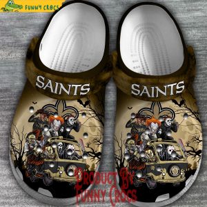 New Orleans Saints Halloween Crocs