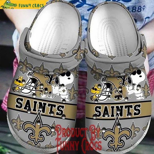 New Orleans Saints Snoopy Crocs