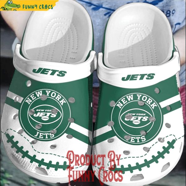New York Go Jets Logo Crocs Shoes