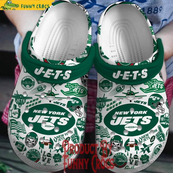New York Jets Crocs Slippers