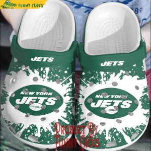 New York Jets Football Crocs Shoes
