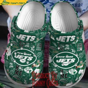 New York Jets Green Crocs Shoes