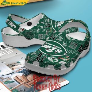 New York Jets Green Crocs Shoes 3