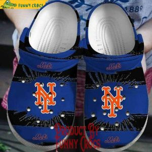 New York Mets Logo Crocs Shoes
