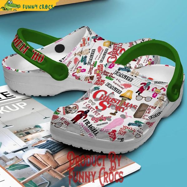 Oh Fudge A Christmas Story Crocs Shoes