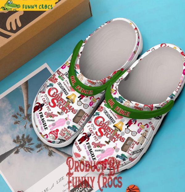 Oh Fudge A Christmas Story Crocs Shoes