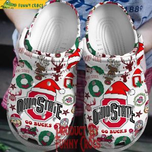 Ohio State Go Bucks Christmas Crocs