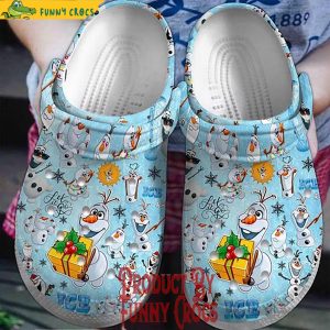 Olaf Ice Christmas Crocs