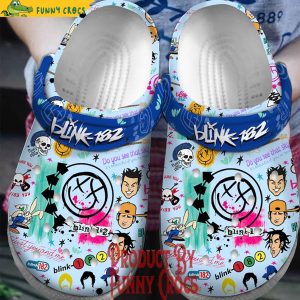 One More Time Blink 182 Crocs Shoes