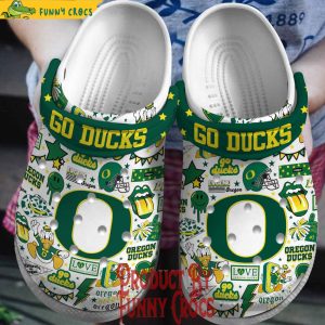 Oregon Ducks Rolling Stones Crocs