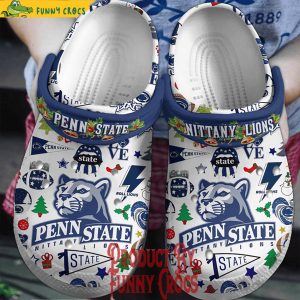 Penn State Nittany Lions Merry Christmas Crocs 1
