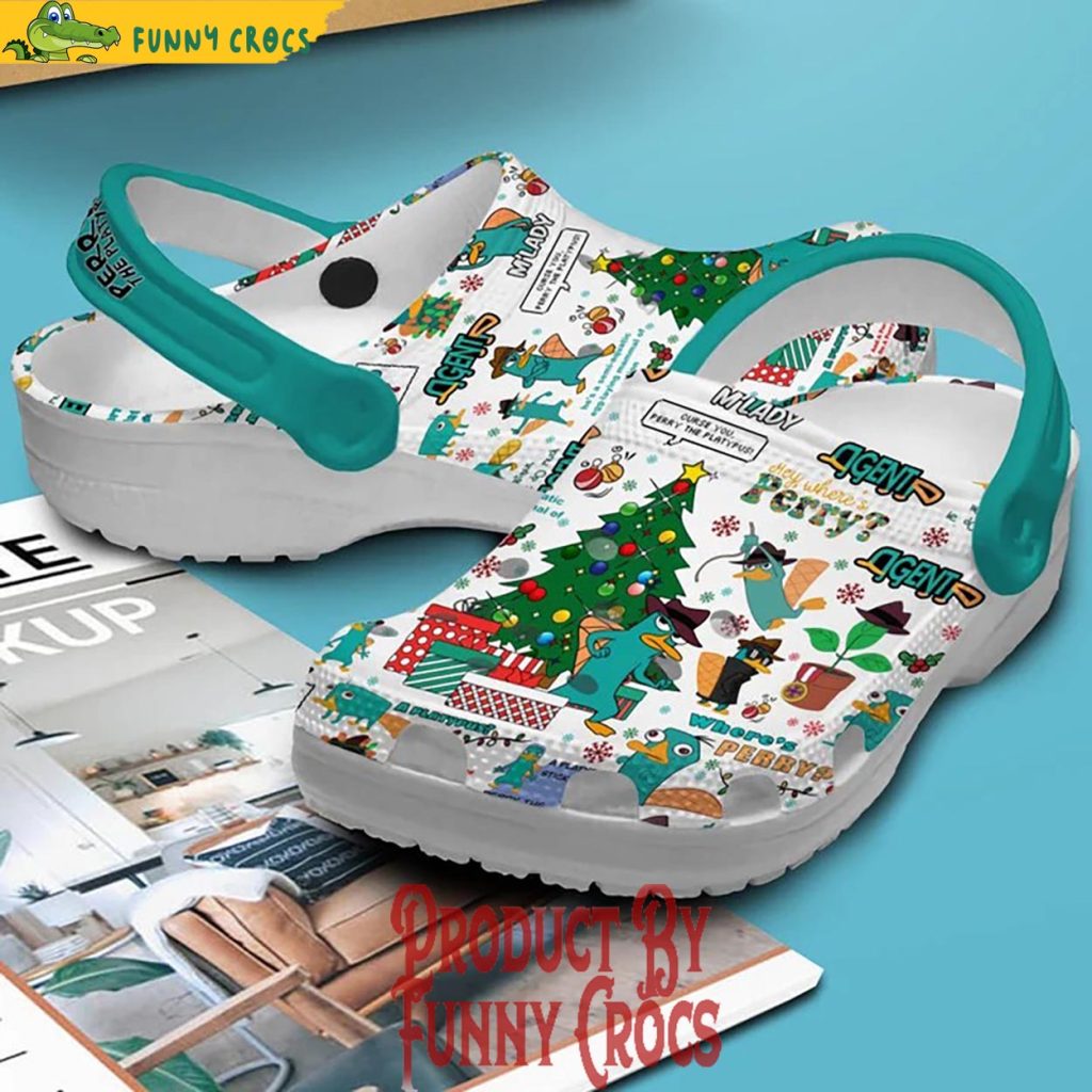 Perry The Platypus Christmas Tree Crocs Shoes - Discover Comfort And ...