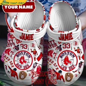 Personalized Boston Red Sox Crocs Gifts 1