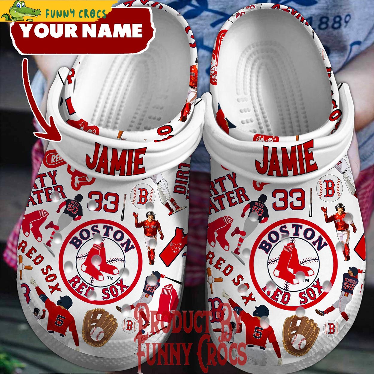 Personalized Boston Red Sox Crocs Gifts