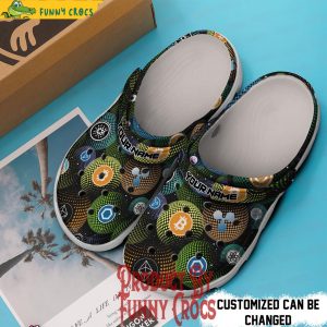 Personalized Colorful Coin Crypto Crocs