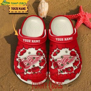 Personalized Detroit Red Wings NHL Crocs