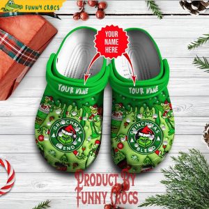 Personalized Grinchmas Tree Blend Christmas Crocs