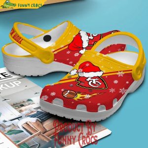 Personalized Kansas City Chief Christmas Crocs Shoes 2