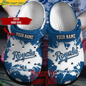 Personalized Kansas City Royals Crocs Slippers