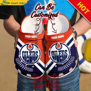 Personalized Logo Edmonton Oilers Crocs Shoes