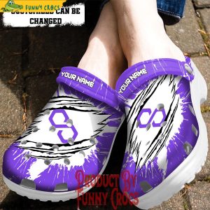 Personalized MATIC Coin Crypto Crocs 2