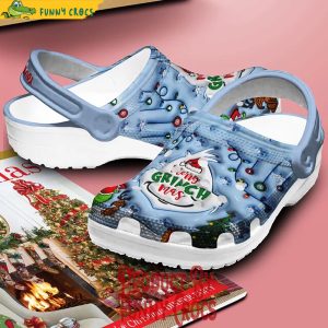 Personalized Merry Grinchmas Christmas Crocs 2