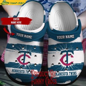 Personalized Minnesota Twins Crocs Slippers