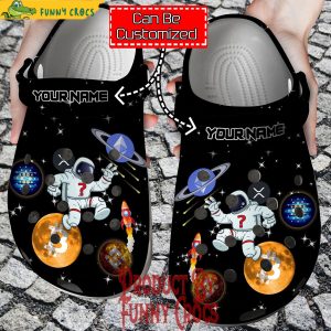 Personalized Spaceman Coin Crypto Crocs 1