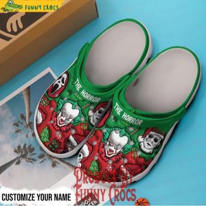 Personalized The Horror Merry Christmas Crocs 2