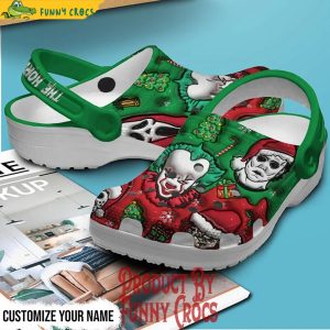 Personalized The Horror Merry Christmas Crocs 3