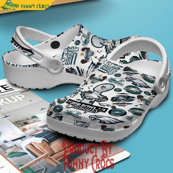 Philadelphia Eagles Super Bowl LII Crocs Shoes