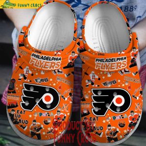 Philadelphia Flyers Crocs Slippers 1