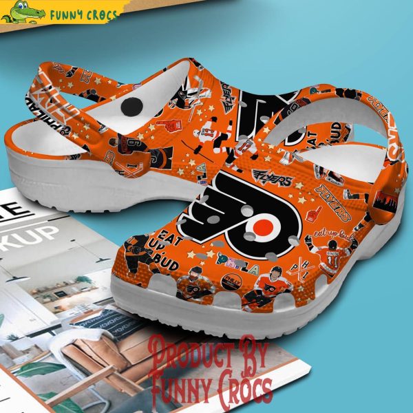 Philadelphia Flyers Crocs Slippers