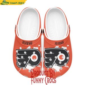 Philadelphia Flyers Orange Crocs 1