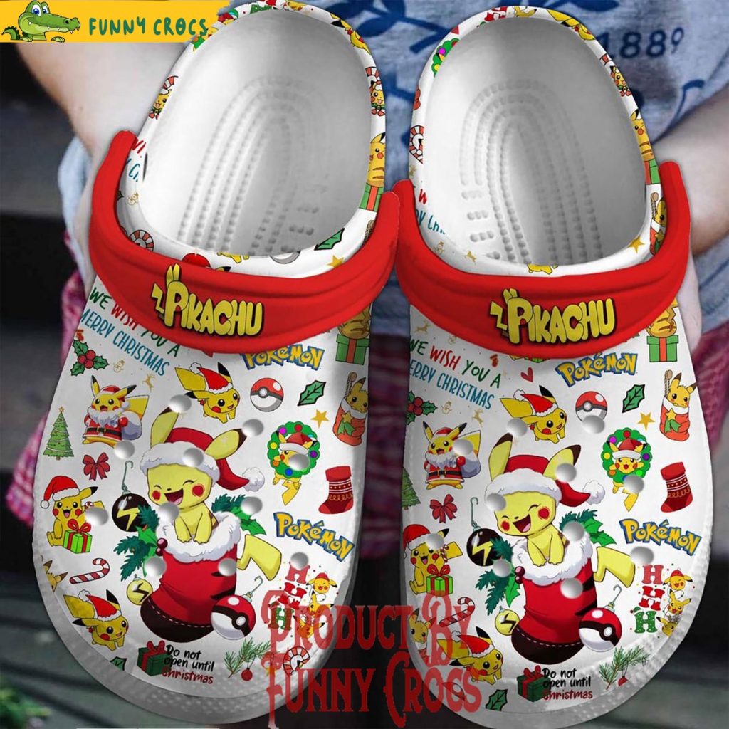 Pikachu Hohoho Pokemon Christmas Crocs