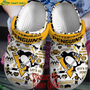 Pittsburgh Penguins Crocs Slippers