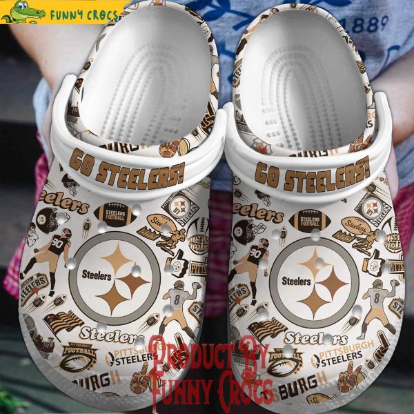Pittsburgh Steelers Football Palomino Styles Crocs Shoes