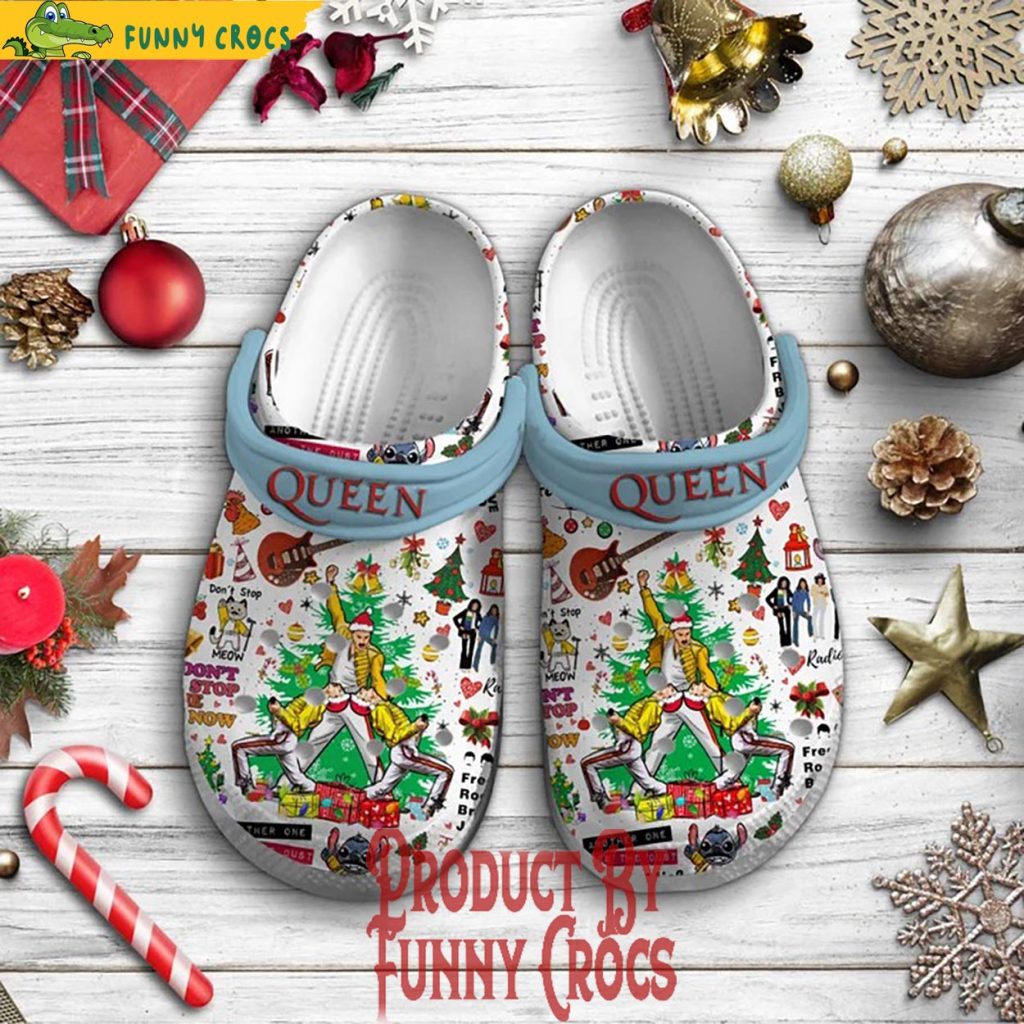 Queen Freddie Mercury Christmas Crocs