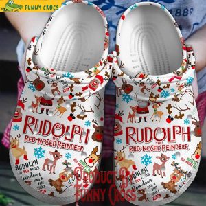 Rudolph The Red Nosed Reindeer Christmas Crocs