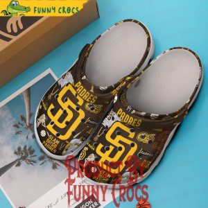 San Diego Padres Crocs Clogs Shoes 2