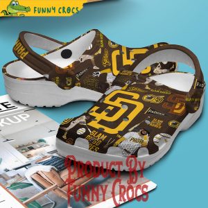 San Diego Padres Crocs Clogs Shoes 3
