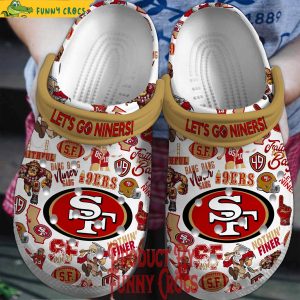 San Francisco 49ers Let Go Niners Crocs Shoes 1