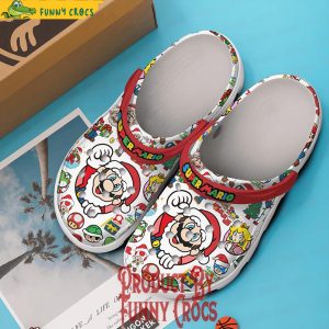 Santa Mario Christmas Crocs Shoes Clogs 3